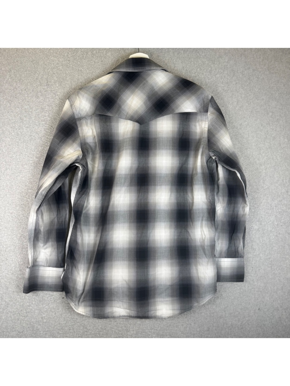 Pendleton Men’s Gray Black Plaid Shirt Long Sleeve Size Small - Picture 5 of 5